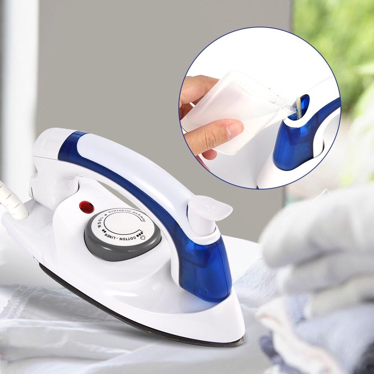 Reisstrijkijzer Mini Compact Stoom