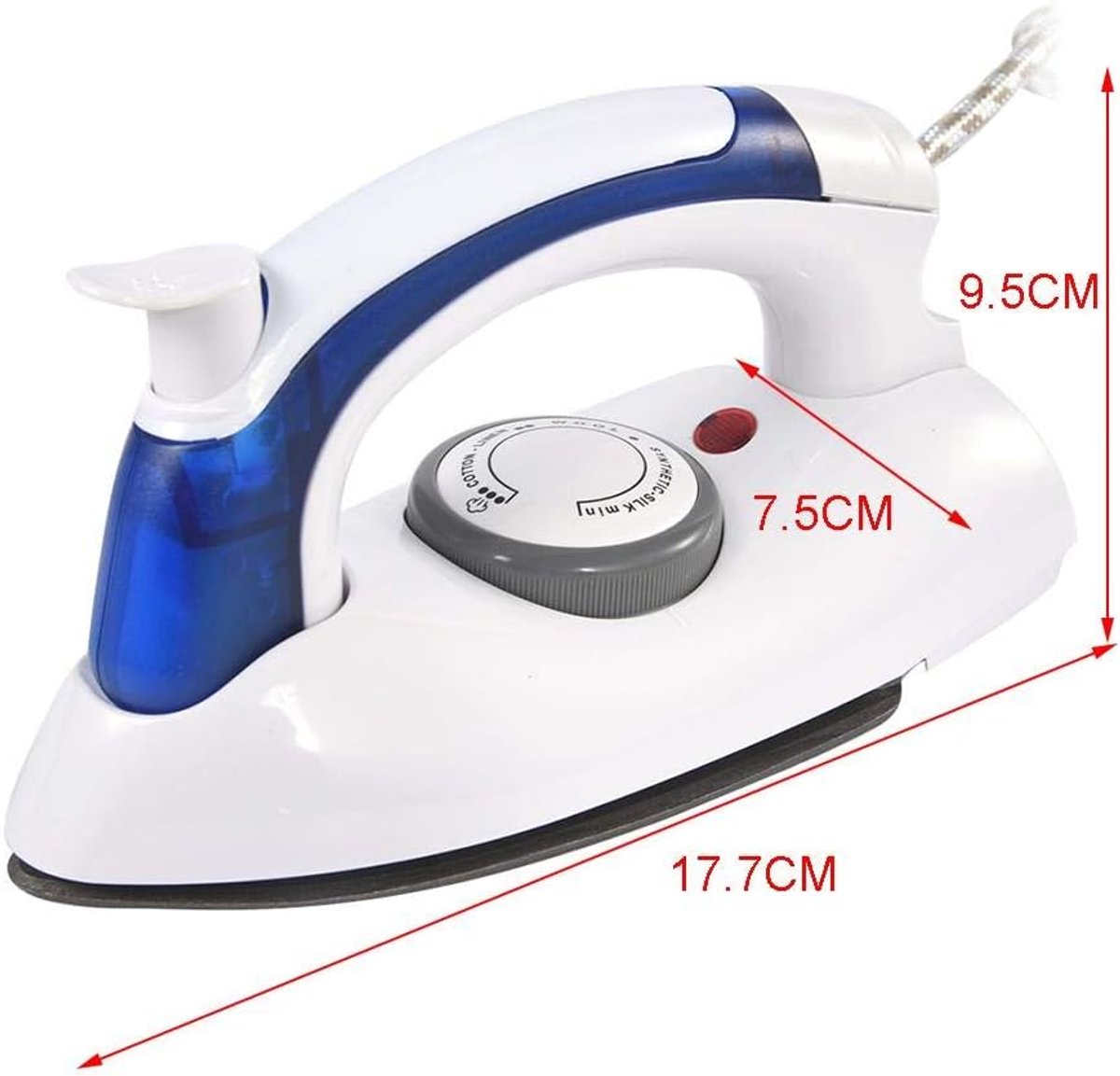 Reisstrijkijzer Mini Compact Stoom