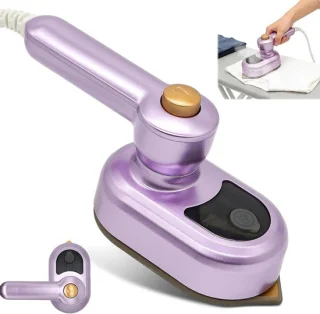 Reisstrijkijzer mini lila