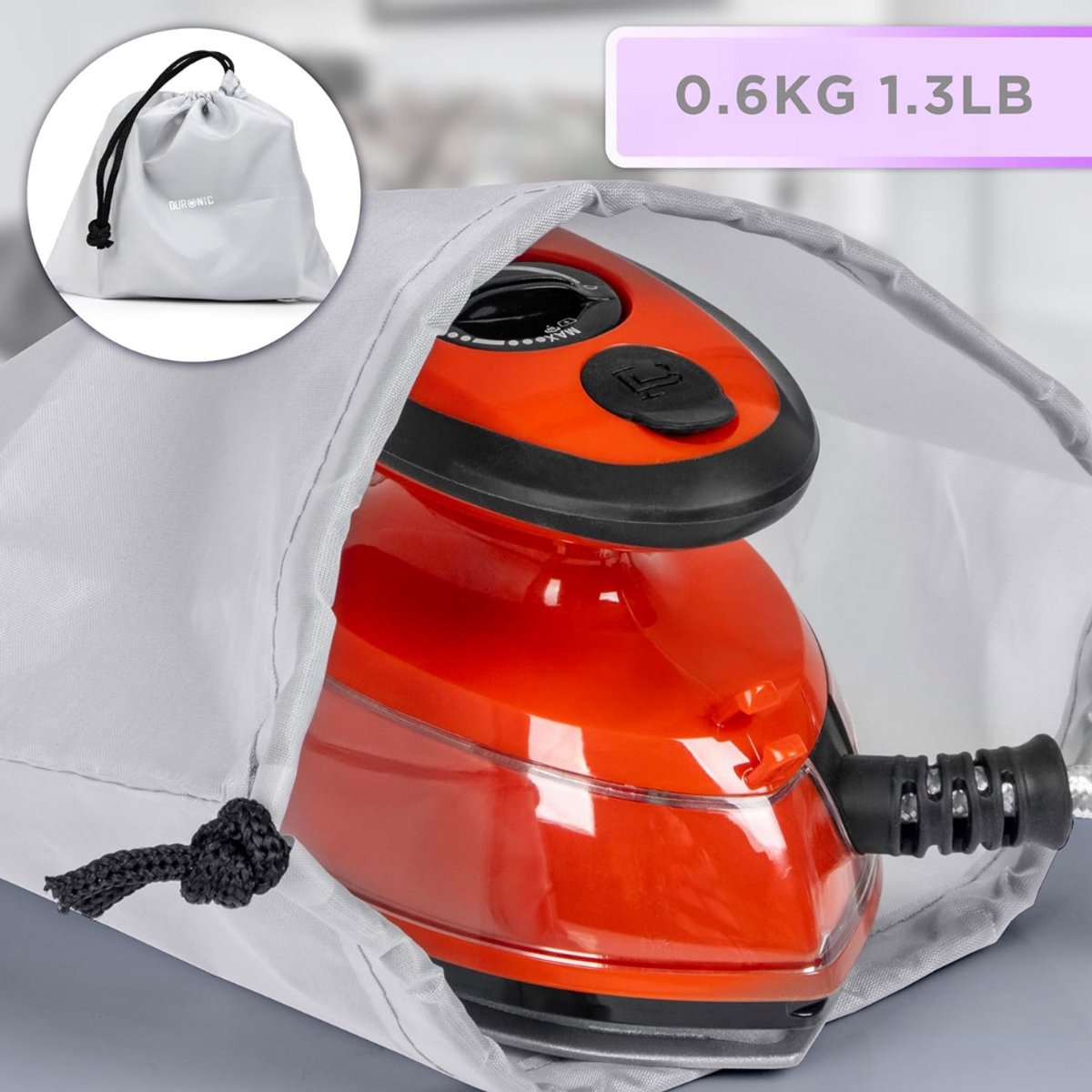 Reisstrijkijzer Mini met Stoom
