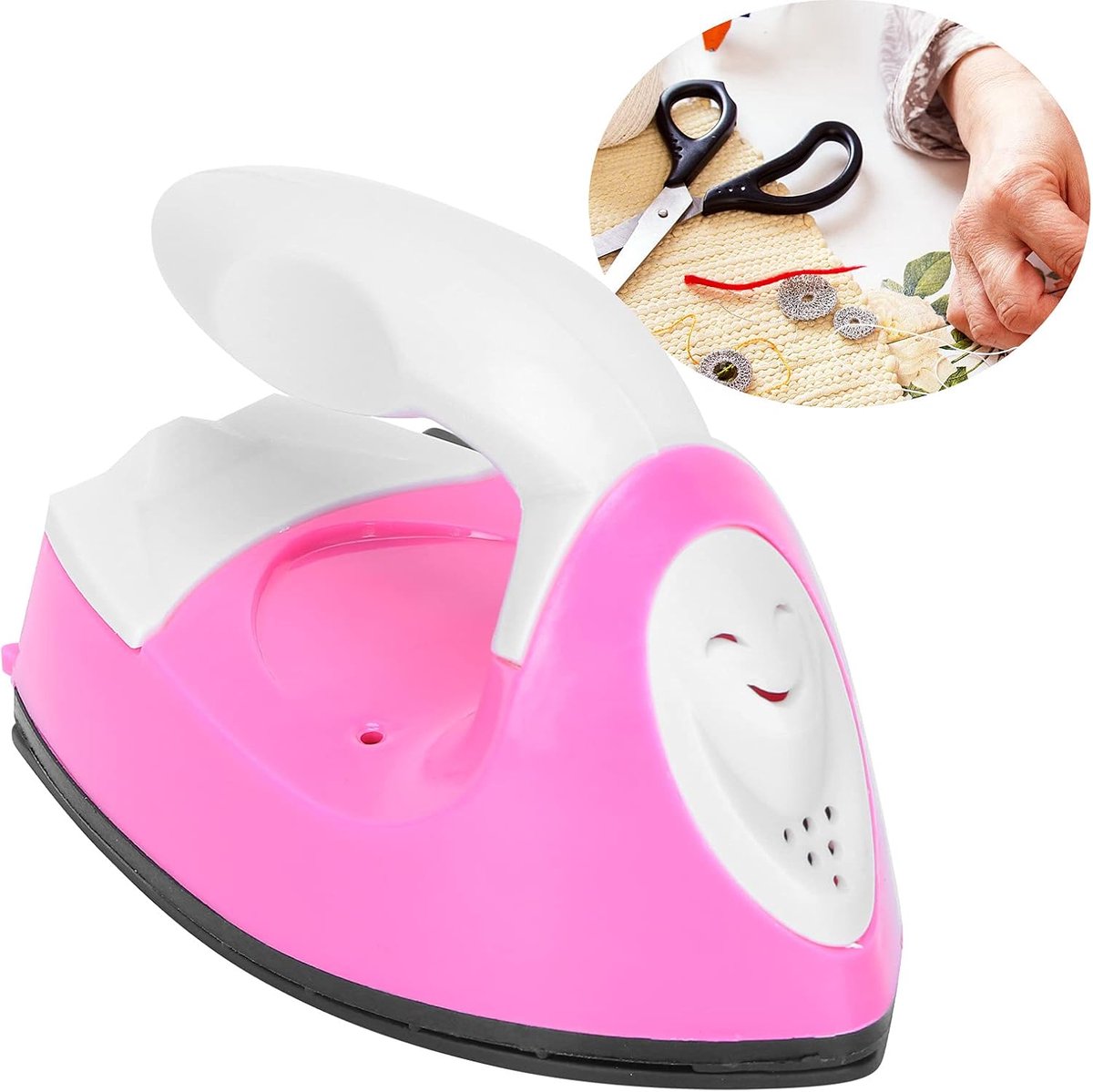 Reisstrijkijzer mini met stoom