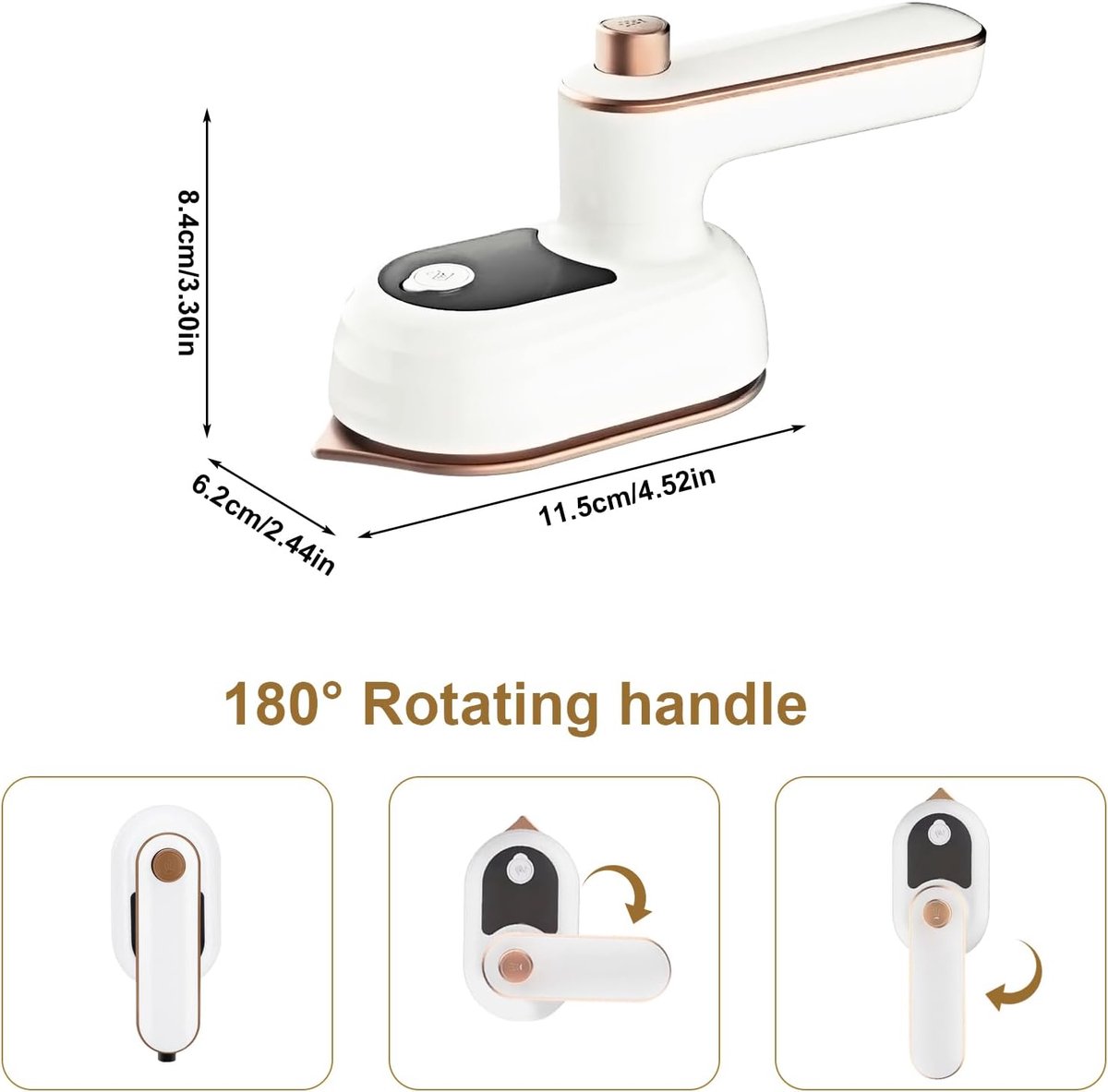 Reisstrijkijzer Mini Stoom