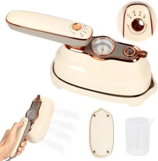 Reisstrijkijzer mini stoomapparaat wit