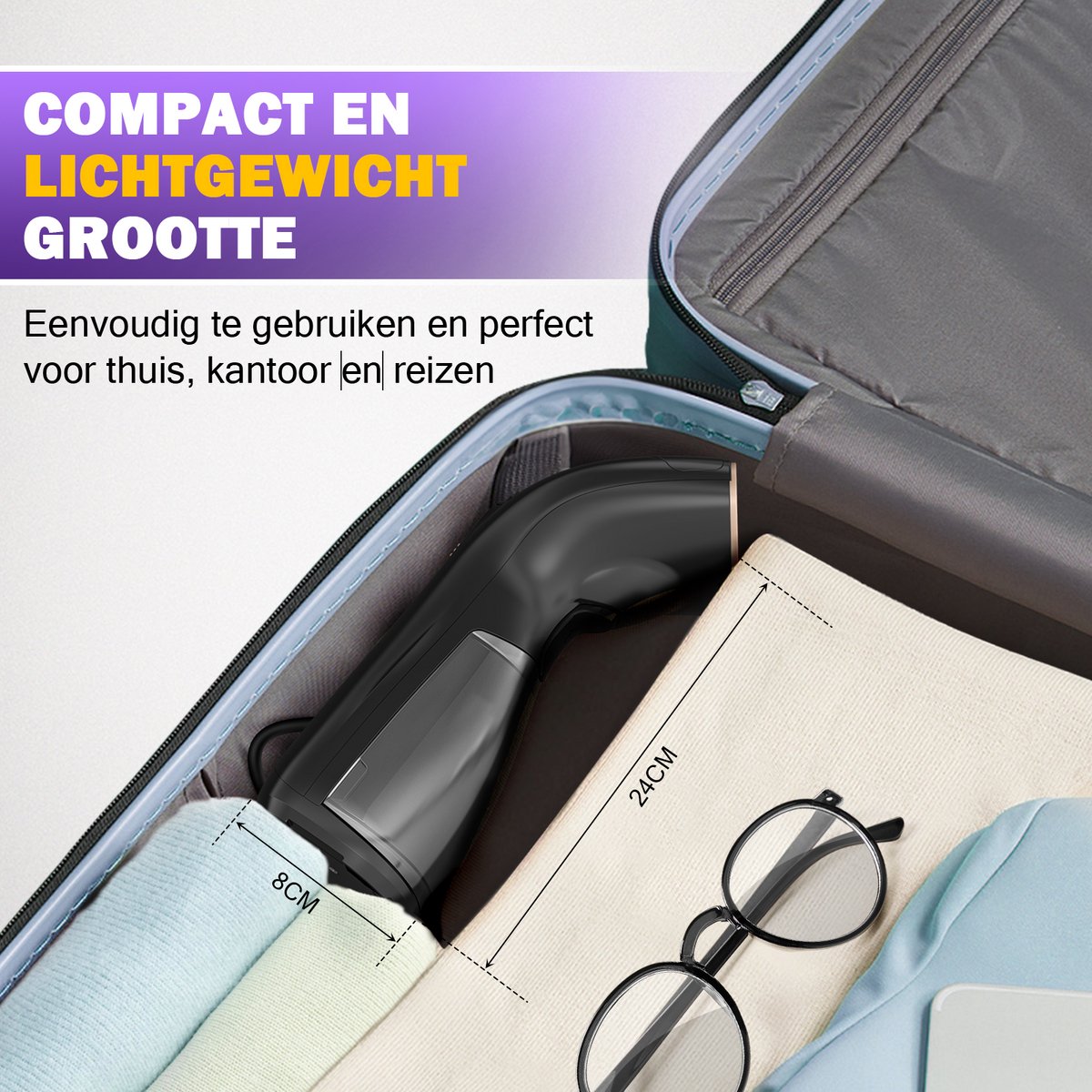 Rolipo Handstomer Zwart