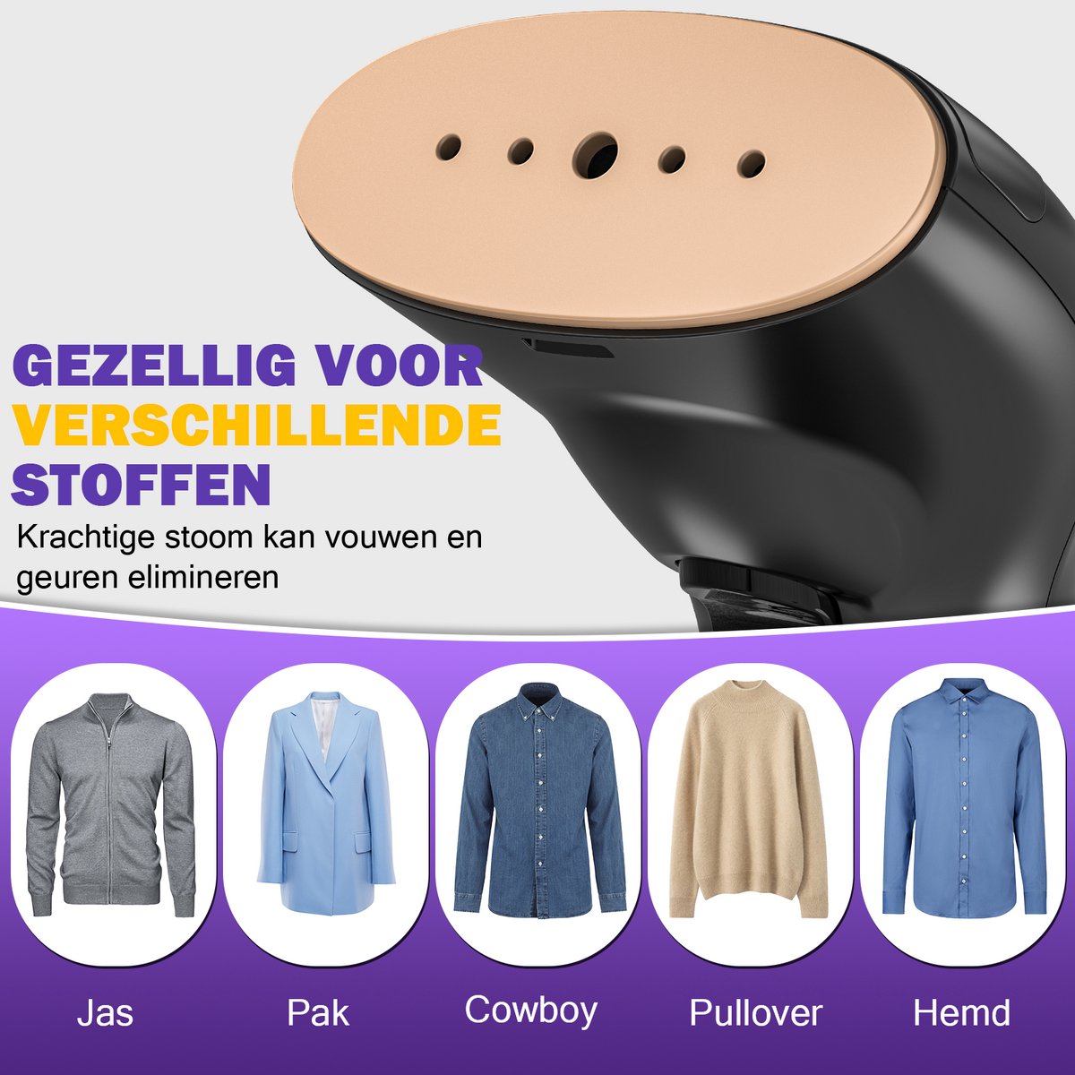 Rolipo Handstomer Zwart