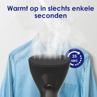 Samako SteamWave Handstomer Zwart
