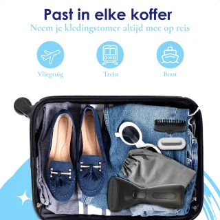 Samako SteamWave Handstomer Zwart