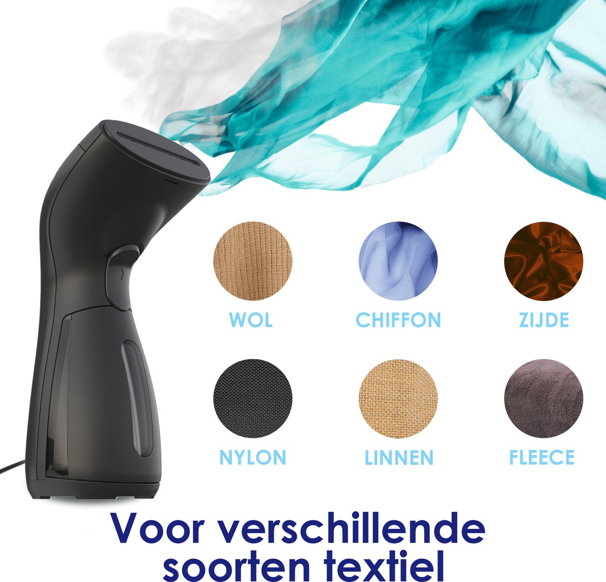 Samako SteamWave Handstomer Zwart