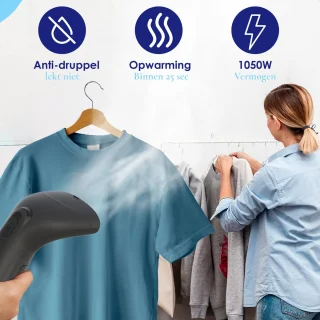 Samako SteamWave Handstomer Zwart