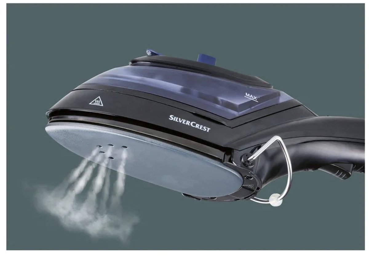 SILVERCREST Kledingstomer Zwart/Donkerblauw 1000W