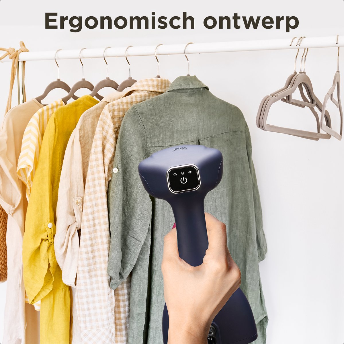 Simss® Kledingstomer 1500W 300ml Blauw