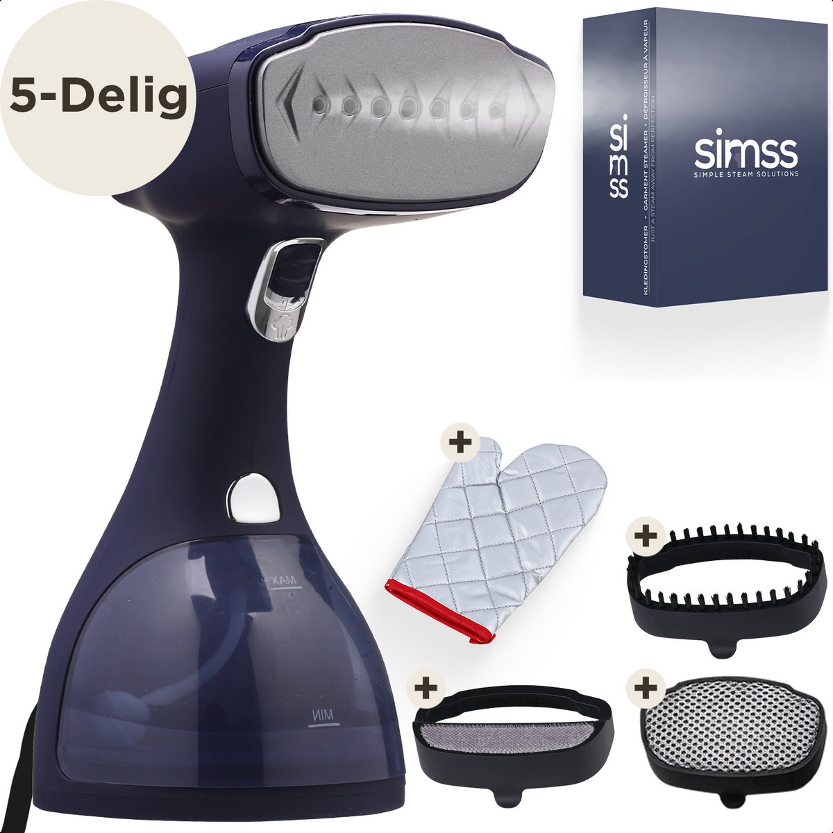 Simss® Kledingstomer 1500W 300ml Blauw