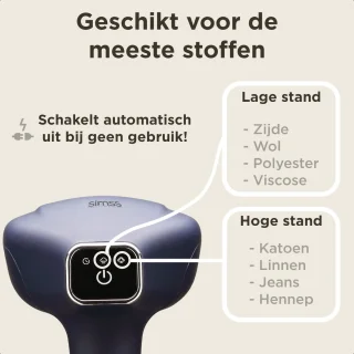 Simss® Kledingstomer 1500W 300ml Blauw