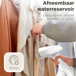 Simss® Kledingstomer 1500W 300ml wit