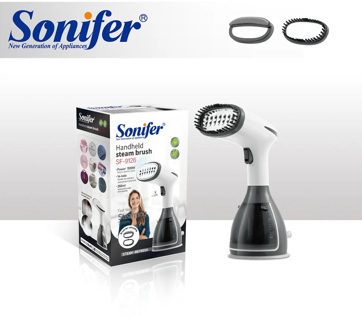 Sonifer SF-9126 Draagbaar Stoomstrijkijzer
