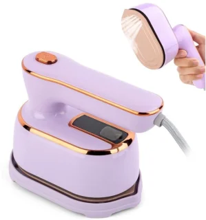 SP® Reisstrijkijzer - Mini strijkijzer - Handstomer - Paars - 20cm × 9cm × 10cm