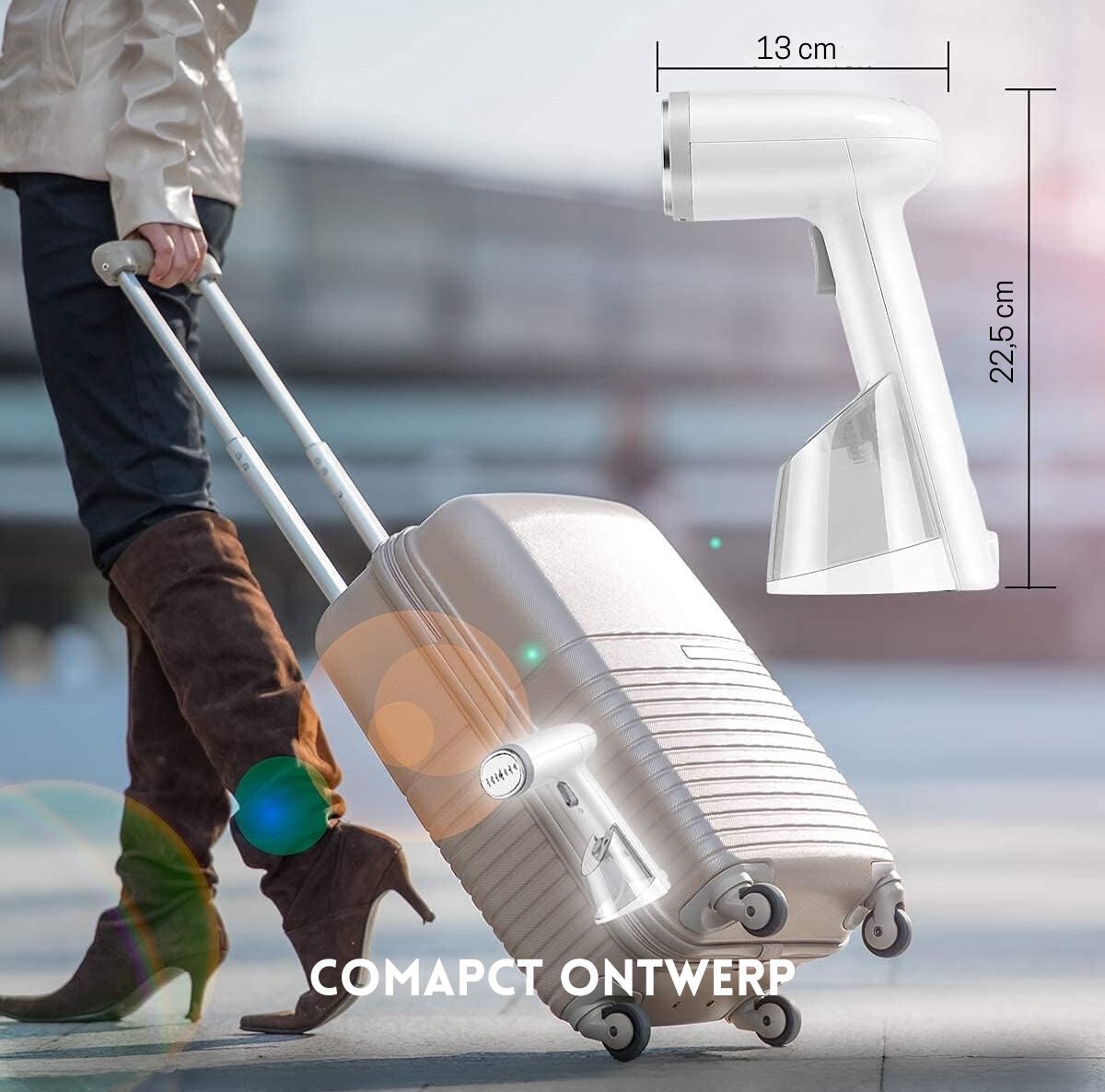 StayPowered Kledingstomer 1400W 250ml Wit