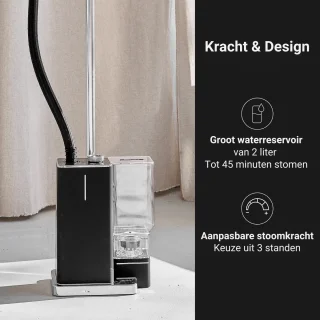 SteamOne George 2 Kledingstomer Zwart