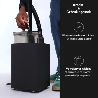 SteamOne Henri 2 EUJK300 Kledingstomer Zwart