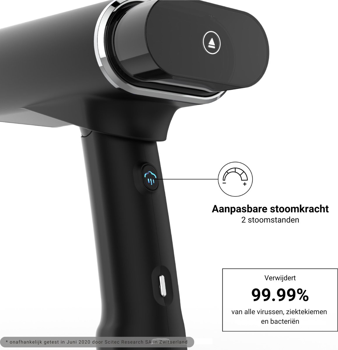 SteamOne James 2 Handstomer Zwart