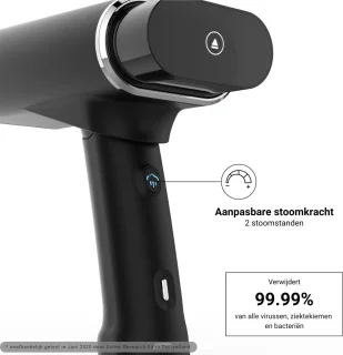 SteamOne James 2 Handstomer Zwart