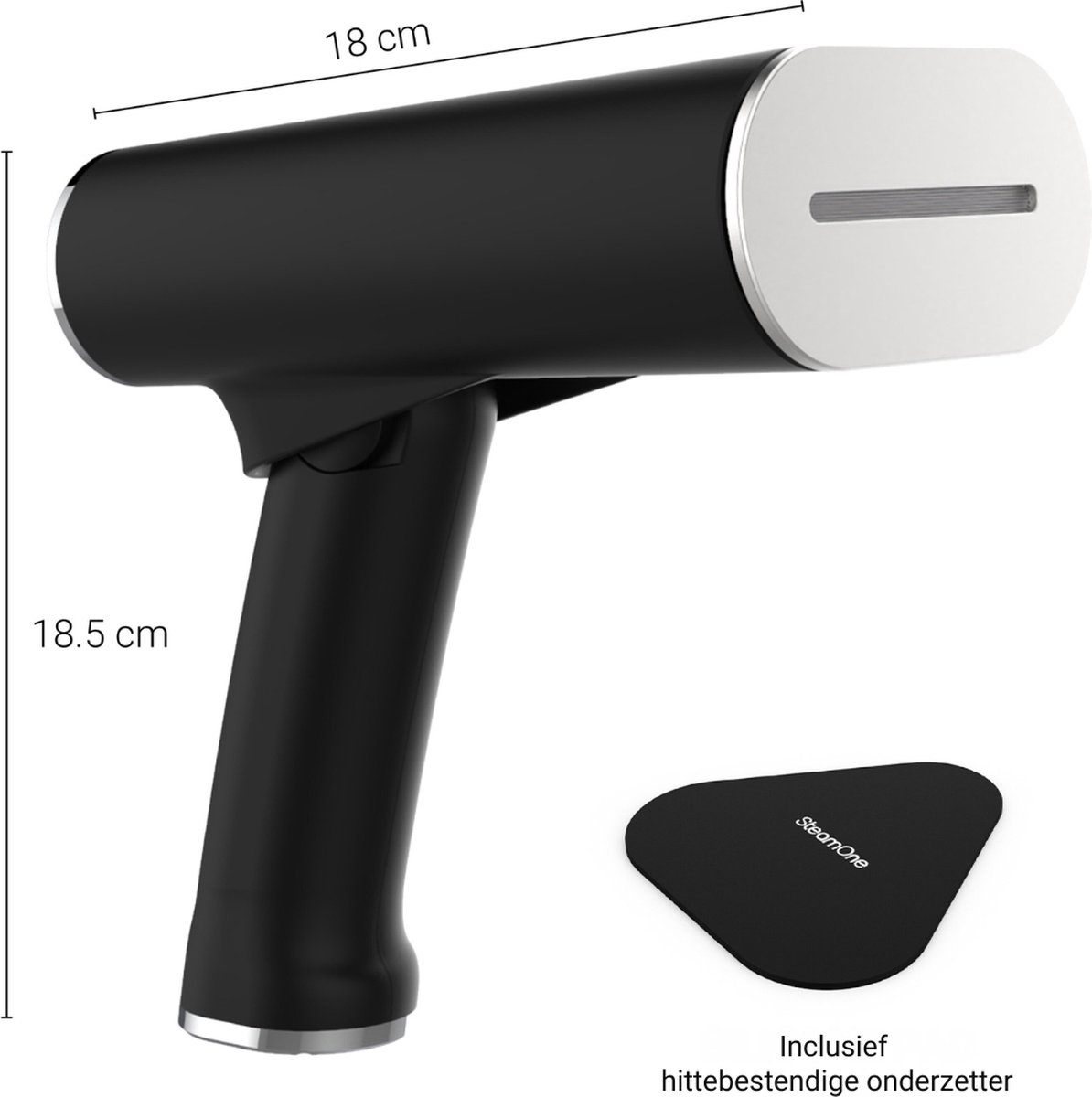 SteamOne James 2 Handstomer Zwart