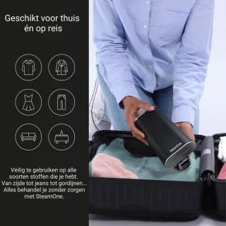 SteamOne James 2 Handstomer Zwart