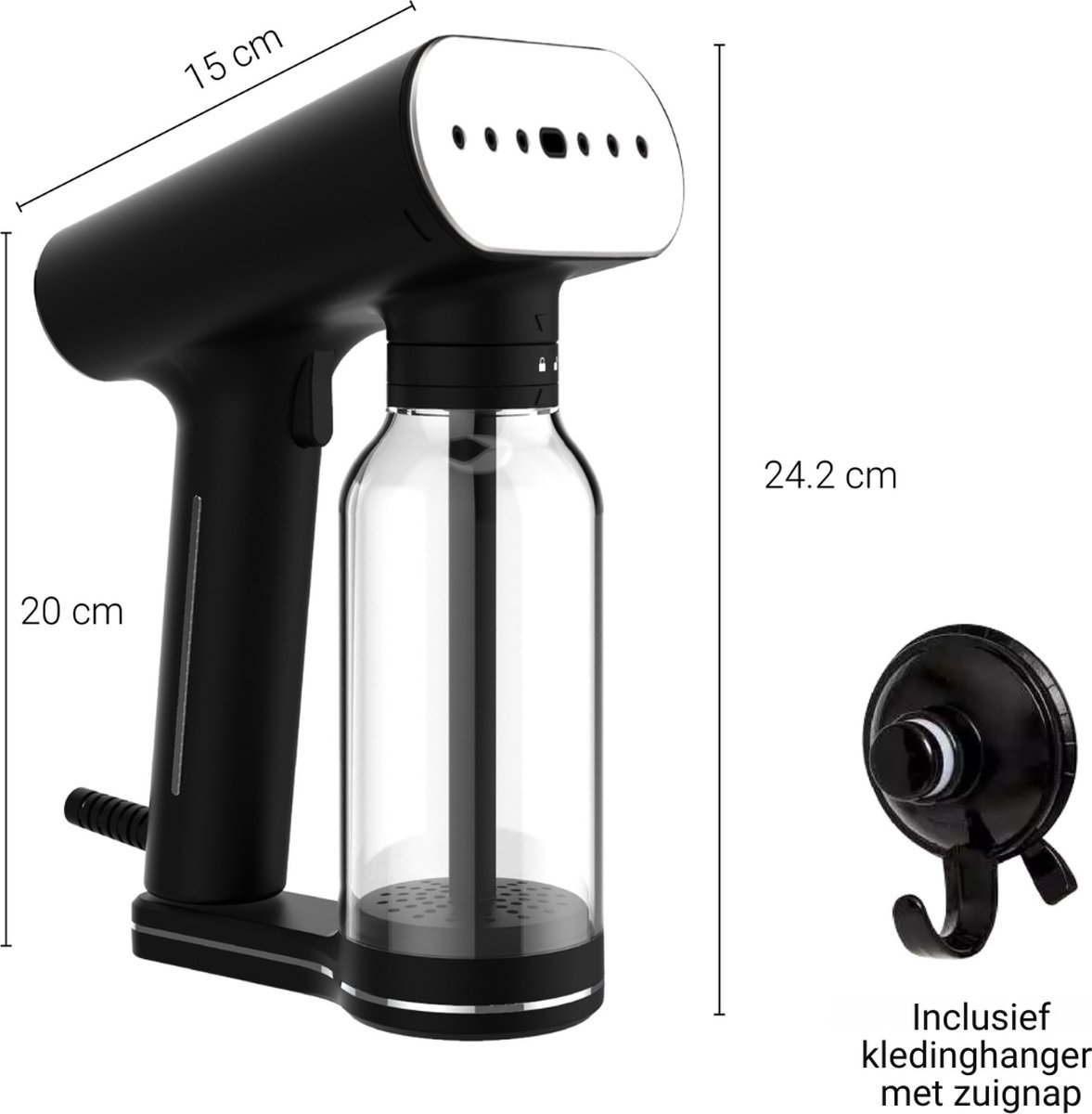 SteamOne KarlXL 2 Handstomer Zwart