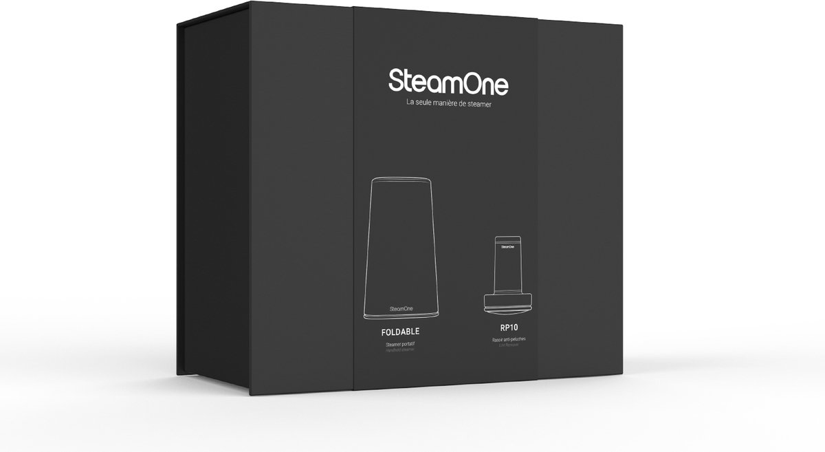 SteamOne RP10B handstomer met pluizenverwijderaar giftbox