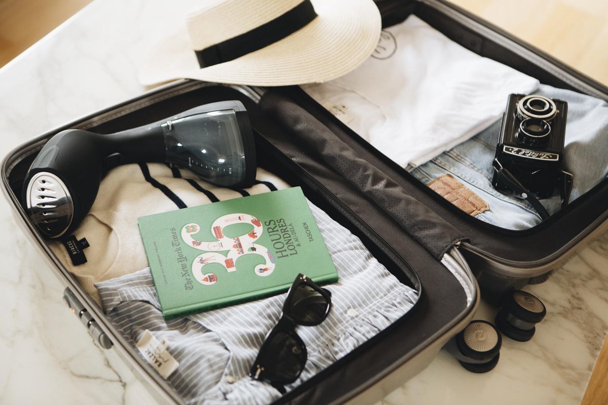 SteamOne S-Travel Kledingstomer Zwart