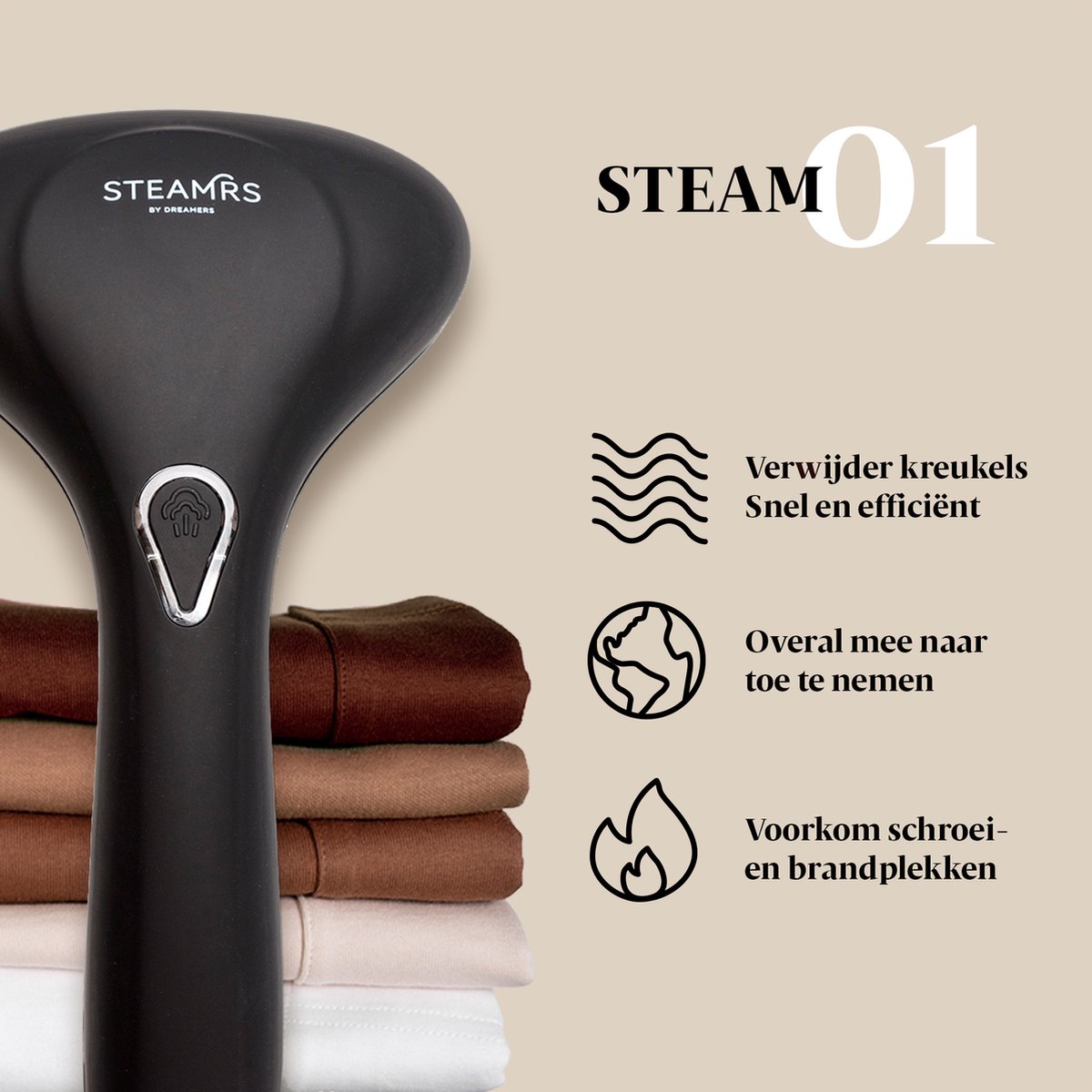 STEAMRS Handstomer Zwart