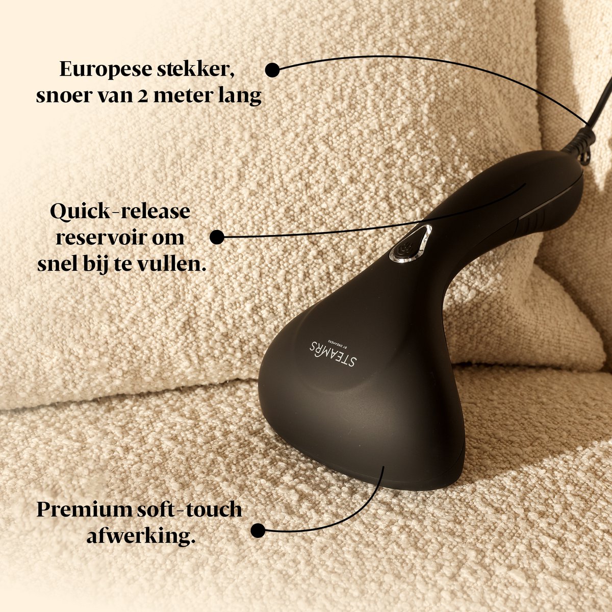 STEAMRS Handstomer Zwart