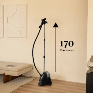 STEAMRS MIDI Verticale Kledingstomer Zwart