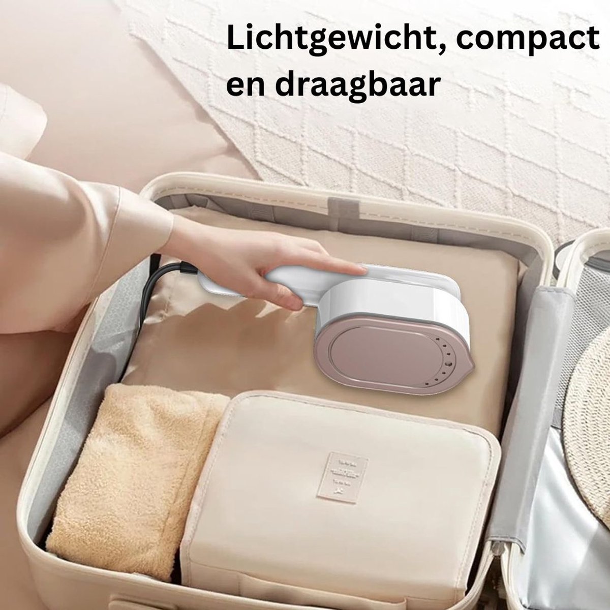 Stomer Kleding Steamer Handstomer Wit