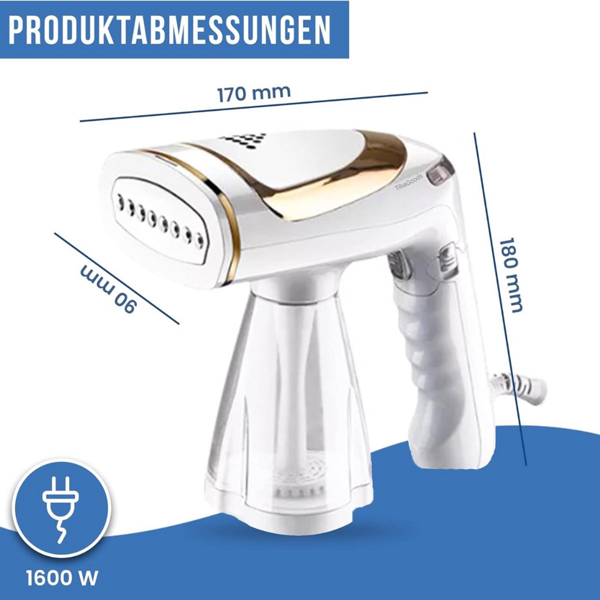 Stoomapparaat Handstomer Kledingstomer Ontkreuker