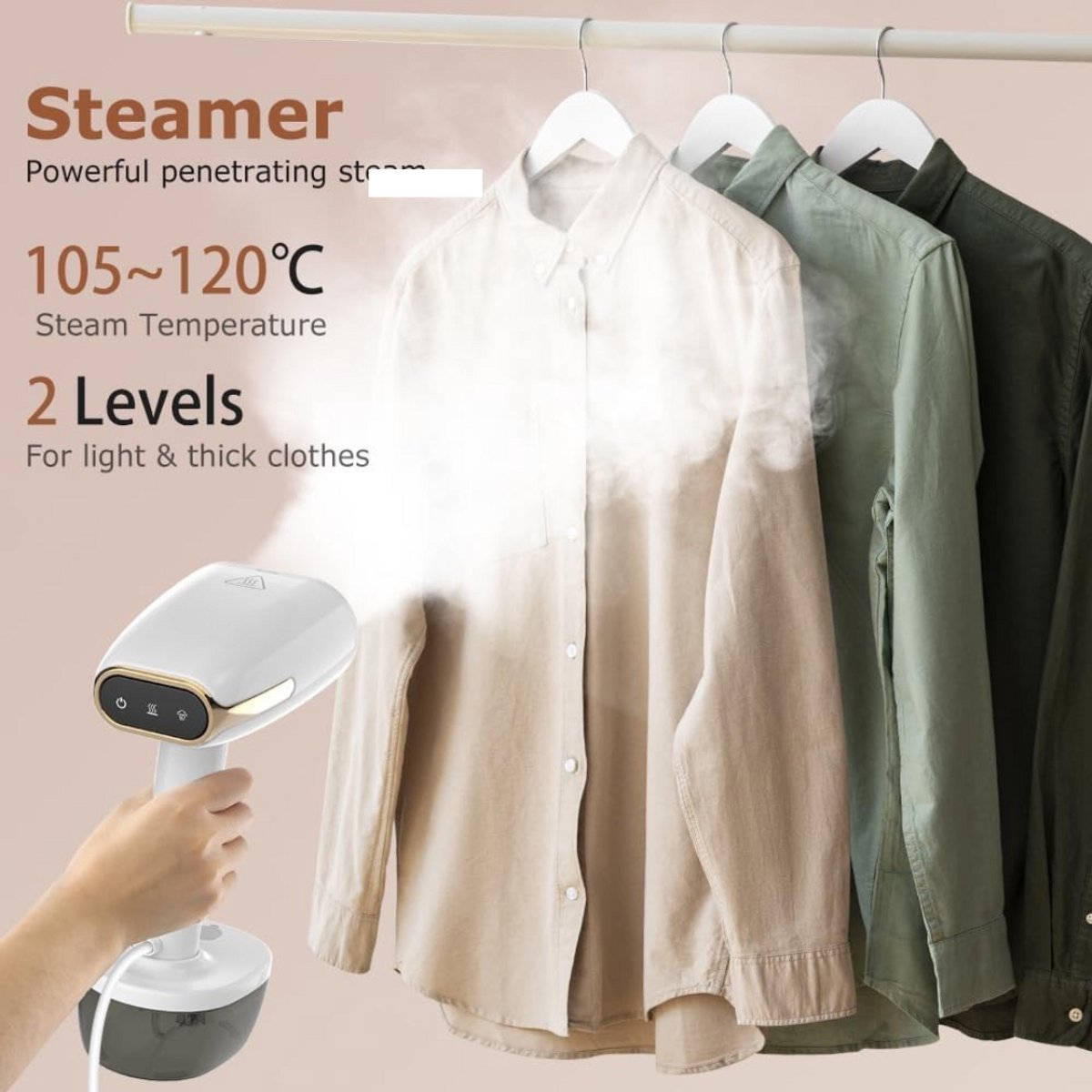 Stoomapparaat Kleding Handstomer