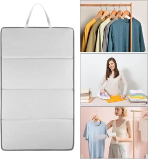 Stoombord voor kleding - Stoomplank Opvouwbaar - Kleding Stomen - Handen Beschermend - 68 x 41 cm - Meerkleurig