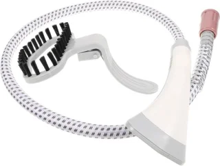 Stoomdouche Nozzle - Stoomstrijkijzer Accessoire - Kreukels Verwijderen - Lichtgewicht Ontwerp - 145 cm Lengte - Chroom