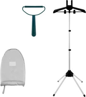 Stoomdrager Kledingstomer 160 cm Zwart