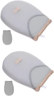 Stoomhandschoen kleding - lichtgrijs