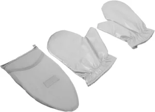 Stoomhandschoen set grijs