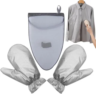 Stoomhandschoenen grijs 25x15 cm