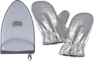 Stoomhandschoenen kleding - hittebestendige handschoen - grijs