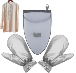 Stoomhandschoenen Kleding - Strijkhandschoen Stoomaccessoire - Kreukels Verwijderen - Hittebestendig Materiaal - 25x15 cm - A