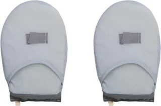 Stoomhandschoenen kledingstomer want grijs