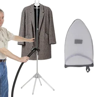 Stoomhouder 160 cm grijs