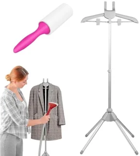 Stoomkleding rek kledinghanger standaard grijs