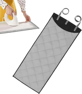 Stoomkussen kleding - Strijkmat draagbaar - 115 x 48 cm - Grijs
