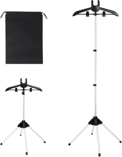 Stoomrek Strijksteun 160 cm grijs