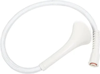 Stoomslang voor kledingstomer en stoomstrijkijzer, 136 cm, wit